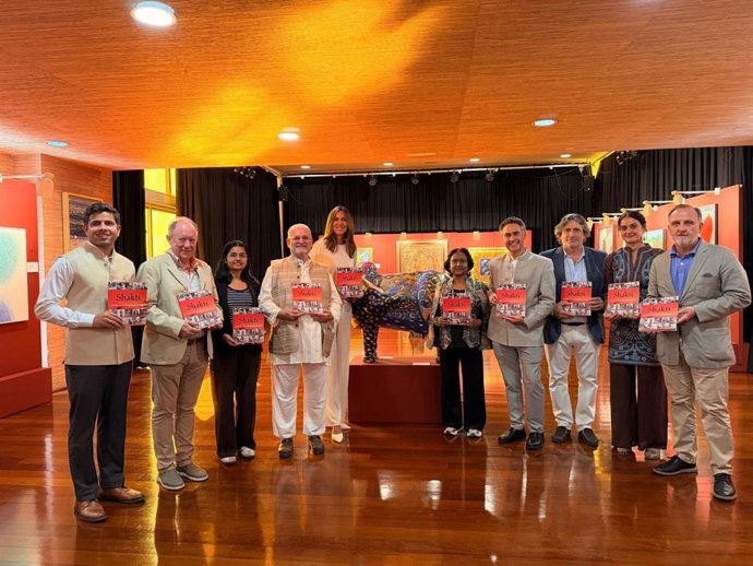 La inauguración de la la exposición 'Shakti. Energía creadora femenina', una muestra del arte contemporáneo realizado por mujeres de la India
