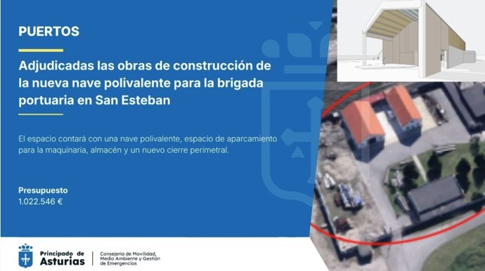 Infografía de obras en Muros del Nalón