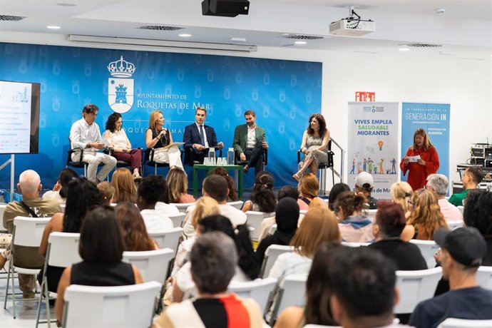 Feria del Empleo celebrada en Roquetas de Mar (Almería).