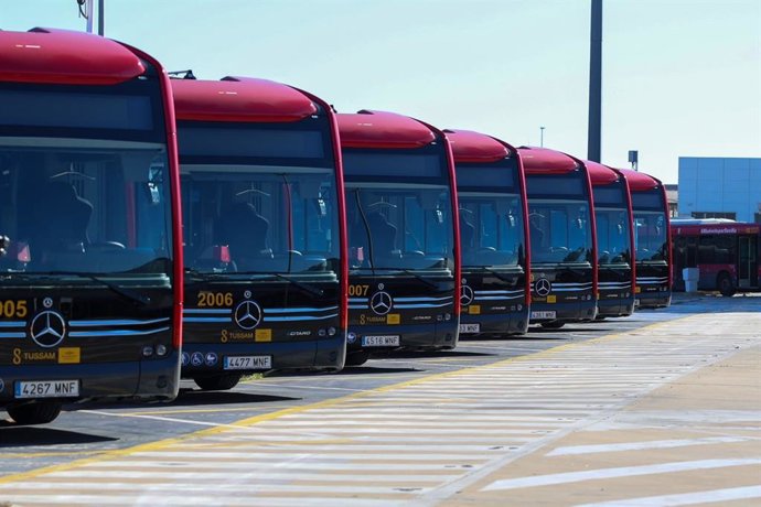 Imagen de recurso de autobuses de Tussam.