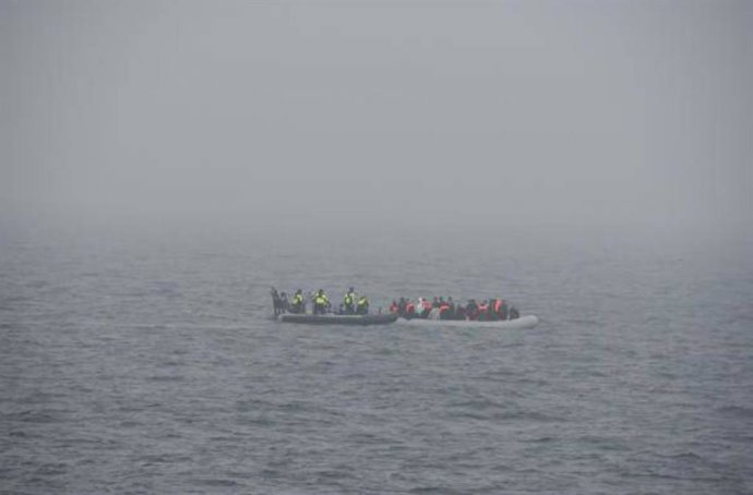 Archivo - Arquivo - Resgate de migrantes no Canal da Mancha