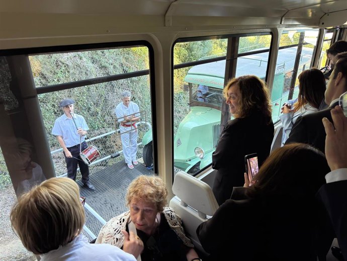 Celebración del centenario del funicular de Larreineta
