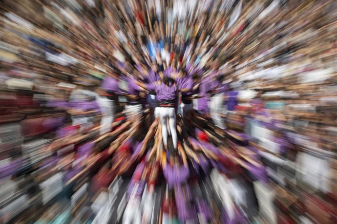 Formació d'un castell durant la diada