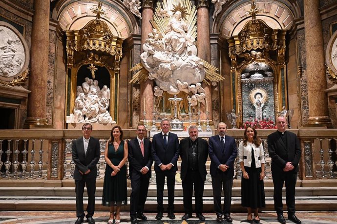 Inauguración de la nueva iluminación de la Basílica del Pilar de Zaragoza