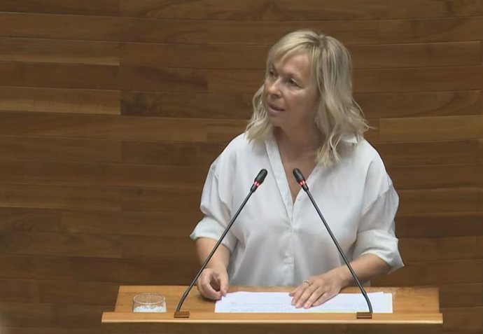 La diputada de Vox, Sara Álvarez.