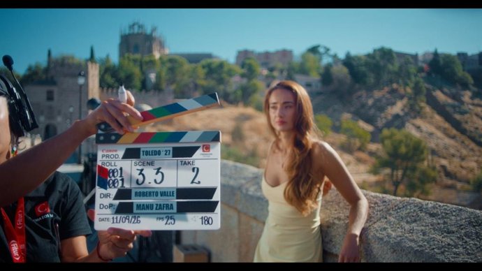 Los ganadores del Premio Goya, Carlos y Roberto Valle ruedan el spot turístico de Toledo 2027.