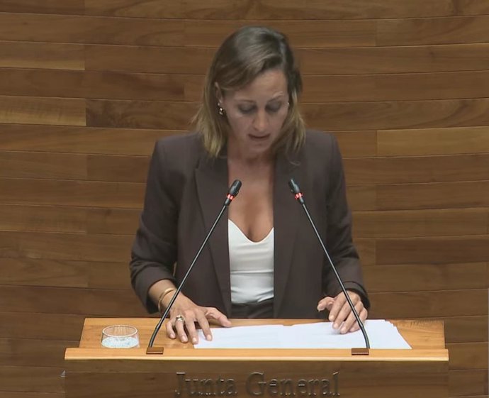 La diputada de IU-Convocatoria por Asturies, Delia Campomanes.
