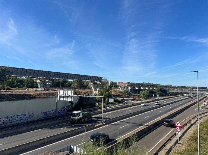 La ejecución del viaducto de los Tramposos en Valladolid suma al 30 de septiembre otro corte más el 2 de octubre.