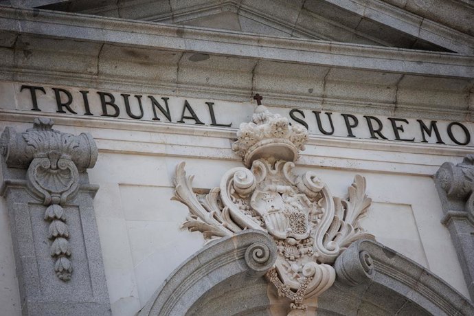 Archivo - Edificio del Tribunal Supremo donde tiene lugar el acto solemne de apertura del año judicial 2024/2025, a 5 de septiembre de 2024, en Madrid (España). 