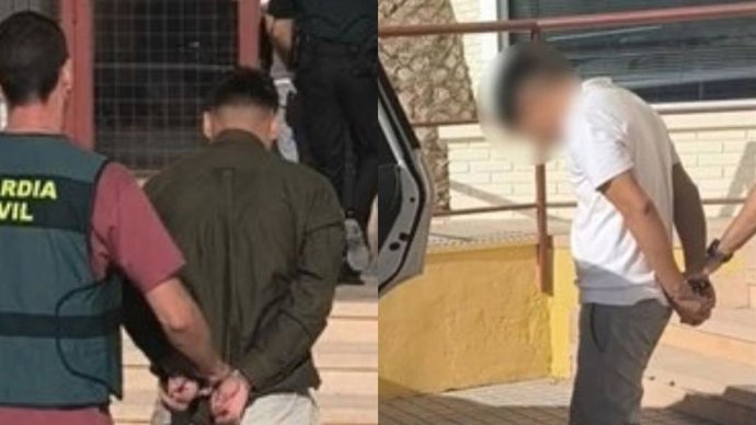 Imatges dels dos detinguts per presumptament cometre el robatori
