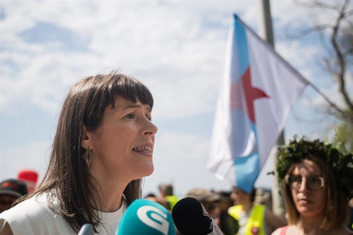 Archivo - La portavoz nacional del Bloque Nacionalista Galego, Ana Pontón. Archivo.