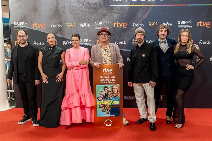 Preestreno en San Sebastián de 'Burundanga', de Jose Corbacho, con Adriana Torrebejano, Marcel Borràs y Silvia Abril, entre otros