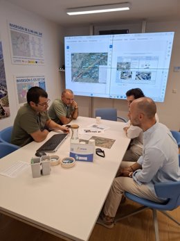 Reunión para comenzar los trabajos técnicos para mejorar la red de saneamiento en el Valle del Jerte