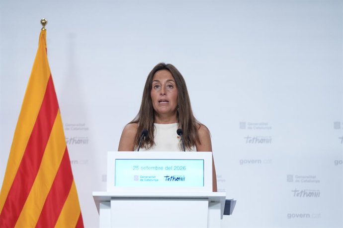 Niubó durant la roda de premsa posterior a la cimera