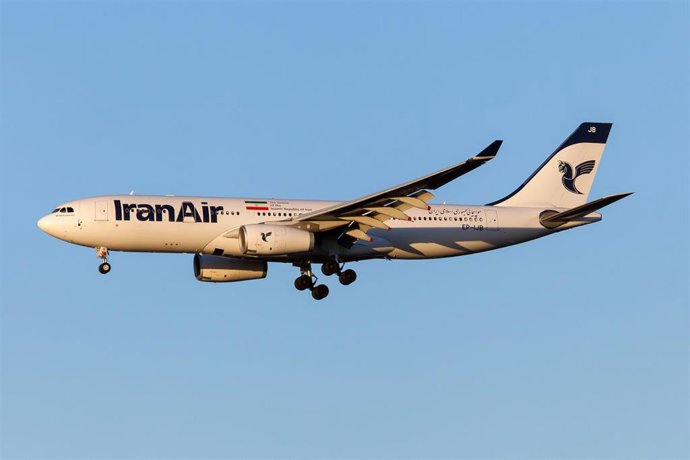 Archivo - Avión Air Airbus 330-200 de la compañía Iran Air