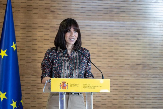 La ministra de Ciencia, Innovación y Universidades, Diana Morant, visitan el Instituto de Ciencias Matemáticas (ICMAC), a 18 de septiembre de 2026, en Madrid (España). El presidente ha realizado un recorrido por las instalaciones, además de tener un encue