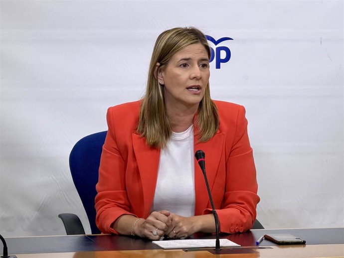 Archivo - La secretaria general y portavoz parlamentaria del Partido Popular de Castilla-La Mancha, Carolina Agudo