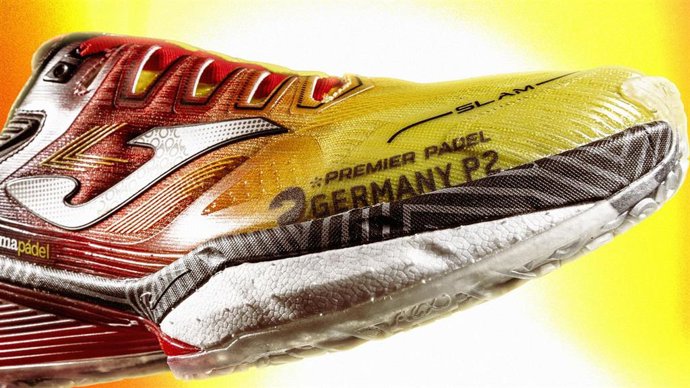 Joma presenta la versión de su zapatilla Slam para el circuito Premier Padel Germany P2.