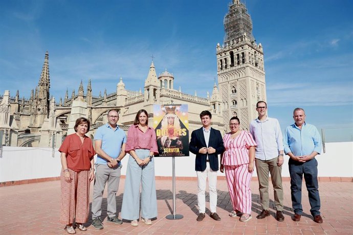 Presentación del cartel anunciador del 300 Aniversario de la Virgen de los Dolores de Montellano (Sevilla)