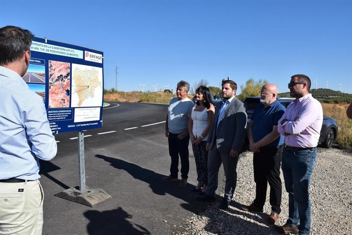 El consejero de Fomento, Nacho Hernando, en la inauguración.