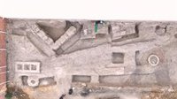 Hallan en Alcalá del Río (Sevilla) parte de una torre de la antigua ciudad Ilipa Magna y restos de un mausoleo
