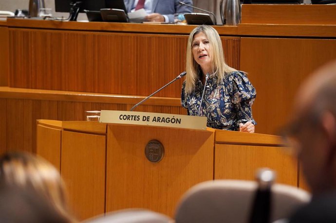 La vicepresidenta del Gobierno de Aragón y consejera de Presidencia, Justicia y Cultura, Mar Vaquero.