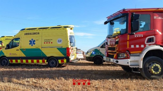 Lloc on s'ha accidentat un parapentista