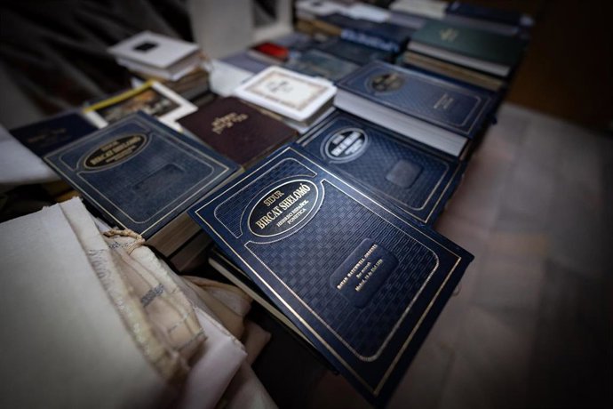 Archivo - Varios ejemplares del Sidur Bircat Shelomó, libro de oraciones judías.