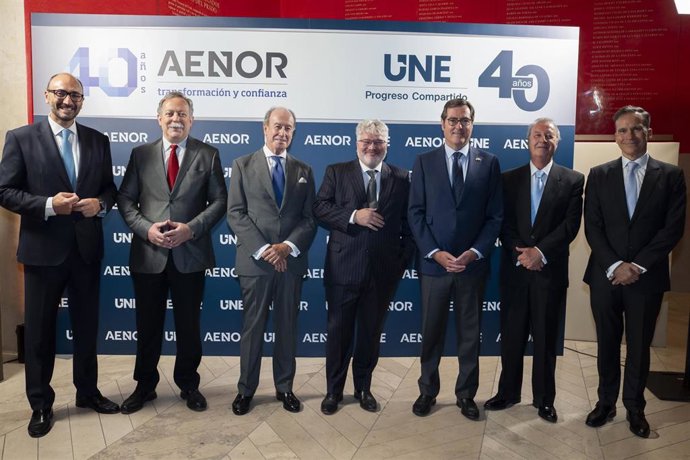 Grupo UNE celebra su 40 aniversario en Madrid, a 25 de septiembre de 2026.