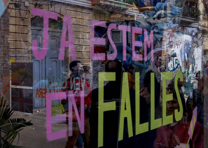 Archivo - Imatge referent a les Falles de València. 