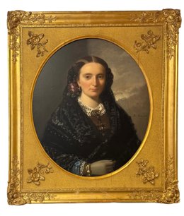 Ascensión Ulloa Sotelo de Novoa, 1857. Óleo sobre lienzo.
