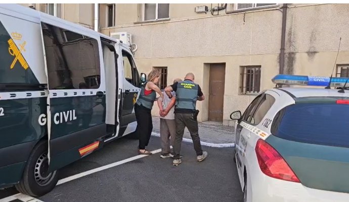 Detenido un hombre de 74 años como presunto autor de cinco incendios forestales en Trasmiras que quemaron 7 hectáreas