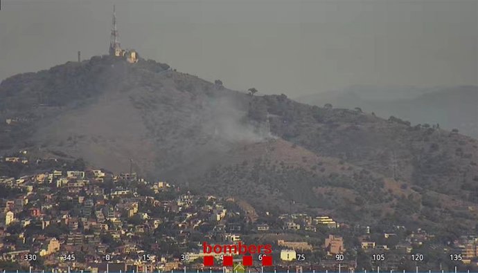 Incendi a la serra de Collserola