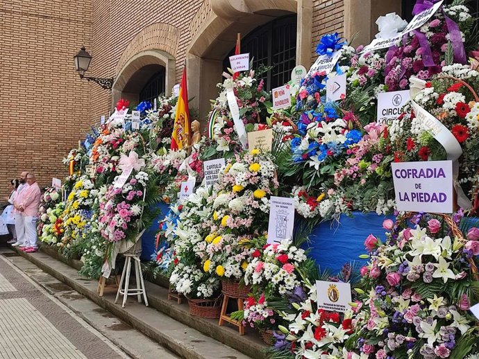 Archivo - Imagen de archivo de la Ofrenda Floral a la Virgen de Valvanera.