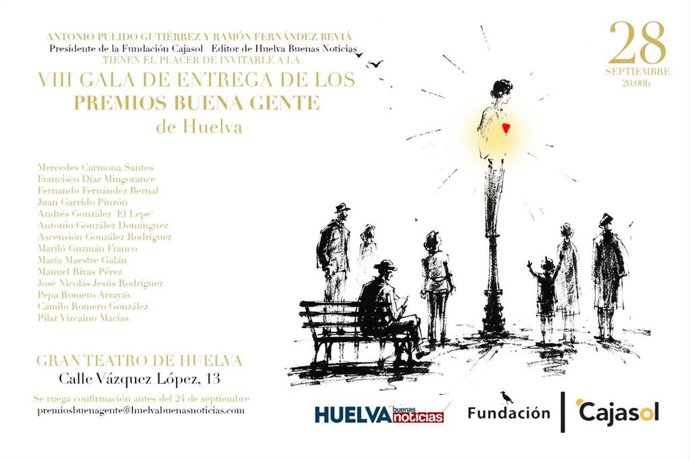 Cartel de los Premios Buena Gente.