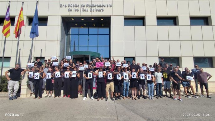 Concentraciones de los trabajadores de IB3 por las declaraciones de Codony.