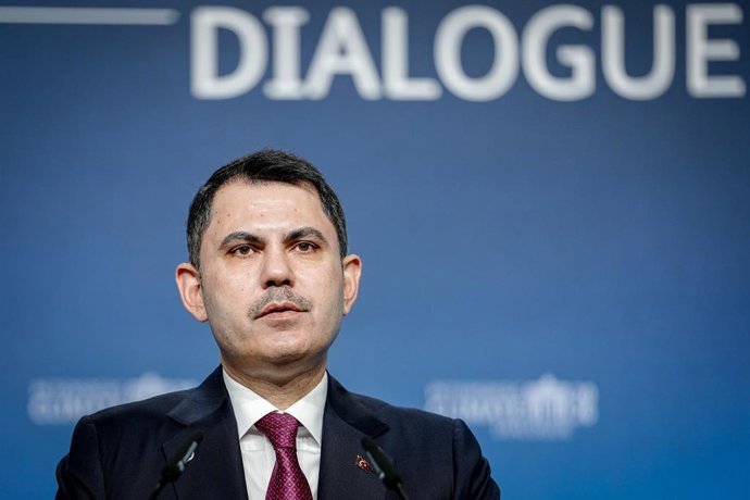 Archivo - Ministro de Medio Ambiente, Urbanización y Cambio Climático de Turquía, Murat Kurum.  
