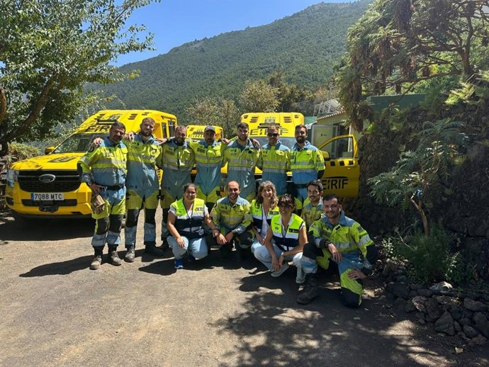 Refuerzan la atención psicosocial del personal de extinción de incendios con talleres en La Palma, El Hierro y La Gomera
