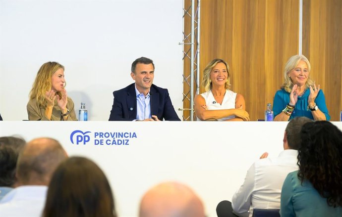 El alcalde de Cádiz, Bruno García, en la Junta Directiva Provincial del PP.