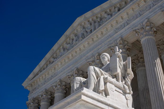 Fachada del Supremo de EEUU en Washington