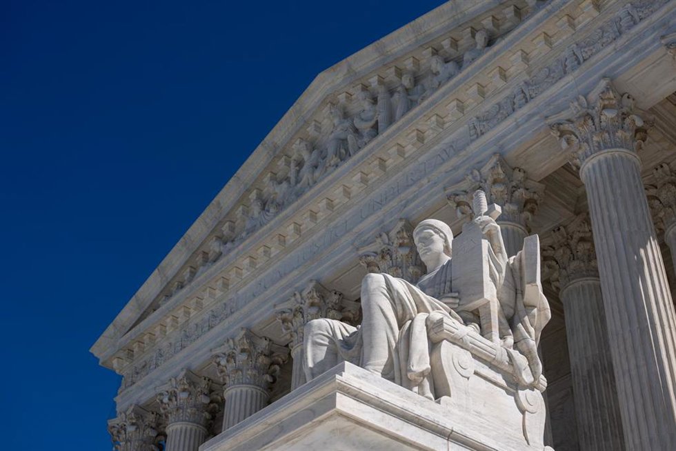 Fachada del Supremo de EEUU en Washington