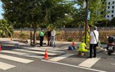 Foto: Refuerzan la seguridad en entornos escolares de Granada capital con 16 nuevos pasos de peatones inteligentes