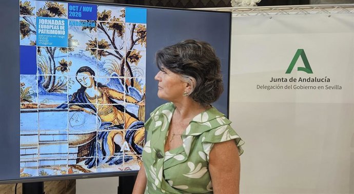 Imagen de la delegada territorial de Cultura, Patrimonio Histórico y Deporte de la Junta de Andalucía en Sevilla, Carmen Ortiz.
