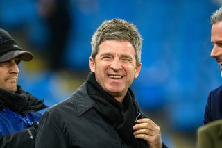 Archivo - Man City fan, Noel Gallagher on TV duties before the UEFA Champions League, Round of 16, 2nd leg football match between Manchester City and RB Leipzig on 14 March 2023 at the Etihad Stadium in Manchester, England - Photo Malcolm Mackenzie / ProS