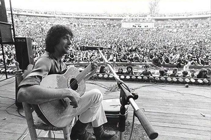 Imagen del Eduardo Rodríguez Rodway, último integrante y miembro fundador de la banda 'Triana'.