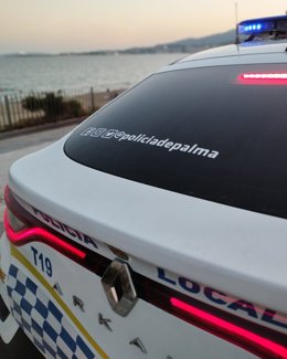 Coche patrulla de la Policía Local de Palma.