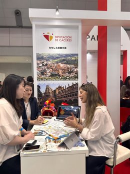 La Diputación de Cáceres participa en la feria internacional 'Tourism Expo Japan' de 2026, que se celebra entre los días 24 y 27 de septiembre en Tokio (Japón).