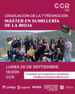 Graduación del primer Máster en Sumillería de La Rioja