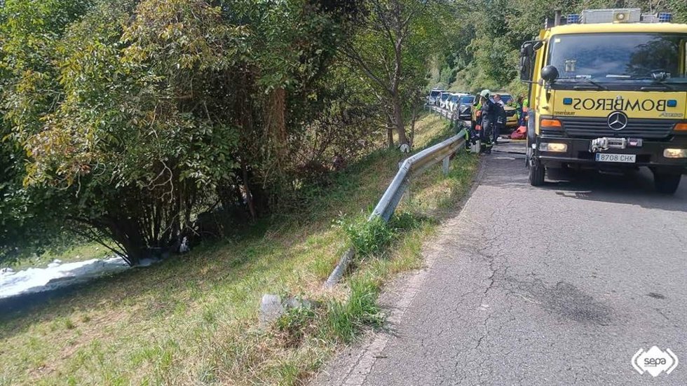 Zona del accidente