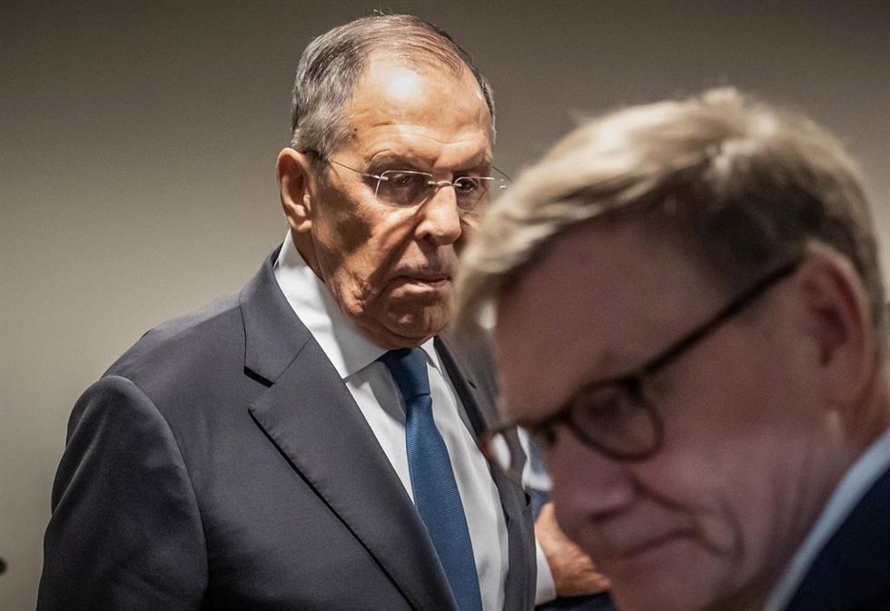Sergei Lavrov y Johann Wadephul en Nueva York